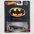 2023 Hot Wheels Premium Entertainment DC Batman Batmobile negro Llantas de Goma RR