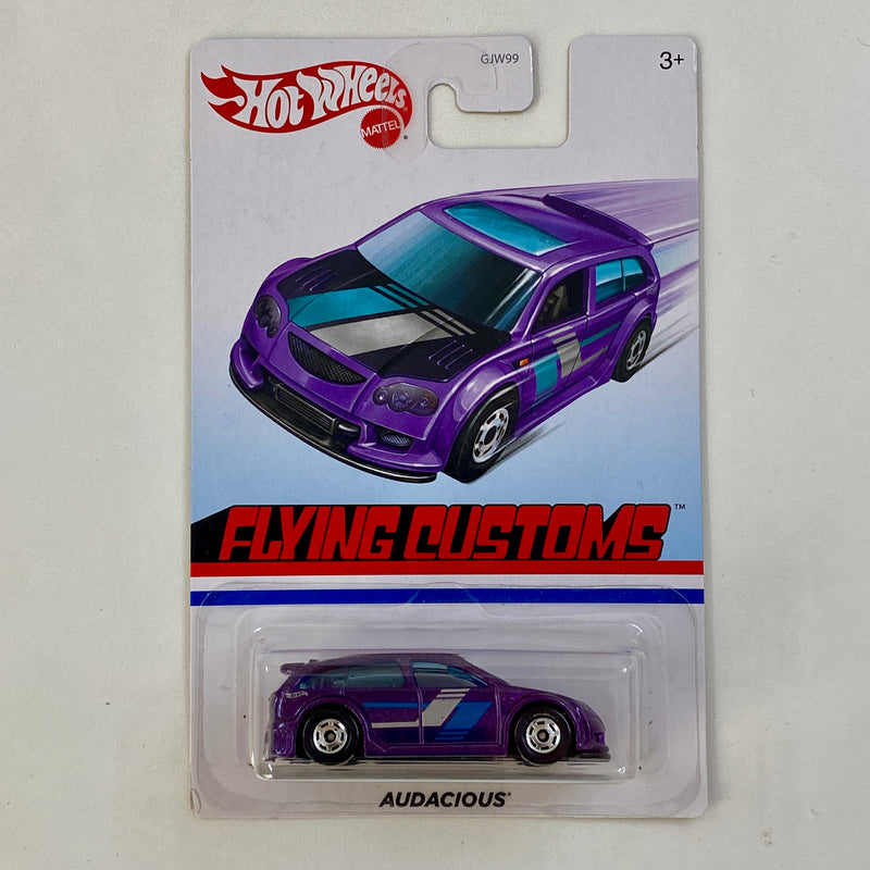 2020 Hot Wheels Target Exclusive Flying Customs Audacious Toyota Caldina morado HO