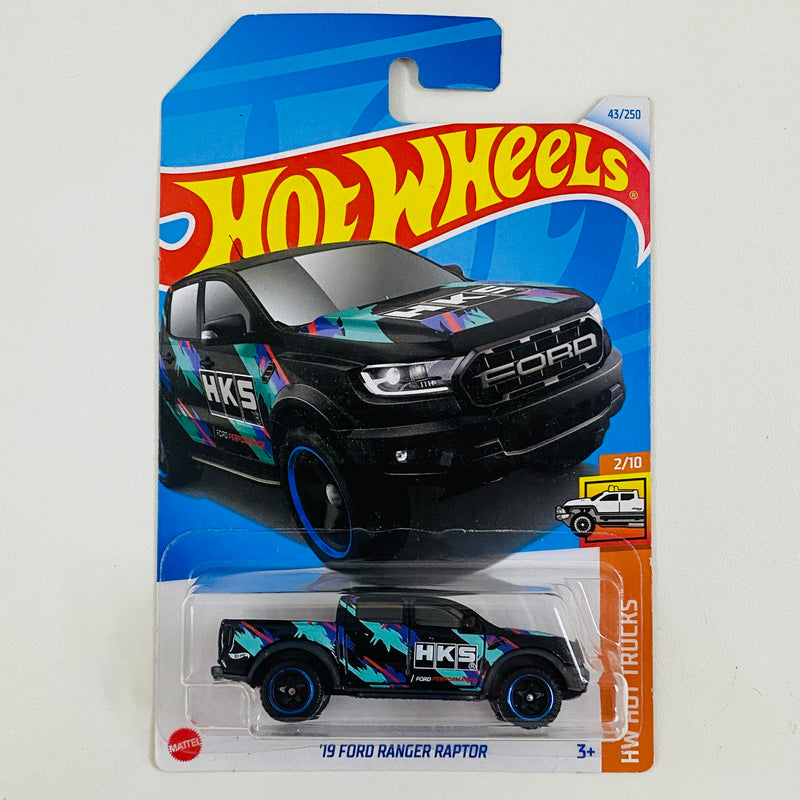 2024 Hot Wheels HW Hot Trucks 19  Ford Ranger Raptor negro BAJA5