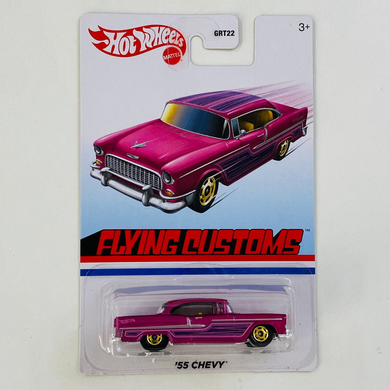 2021 Hot Wheels Target Exclusive Flying Customs 55 Chevy fucsia HO