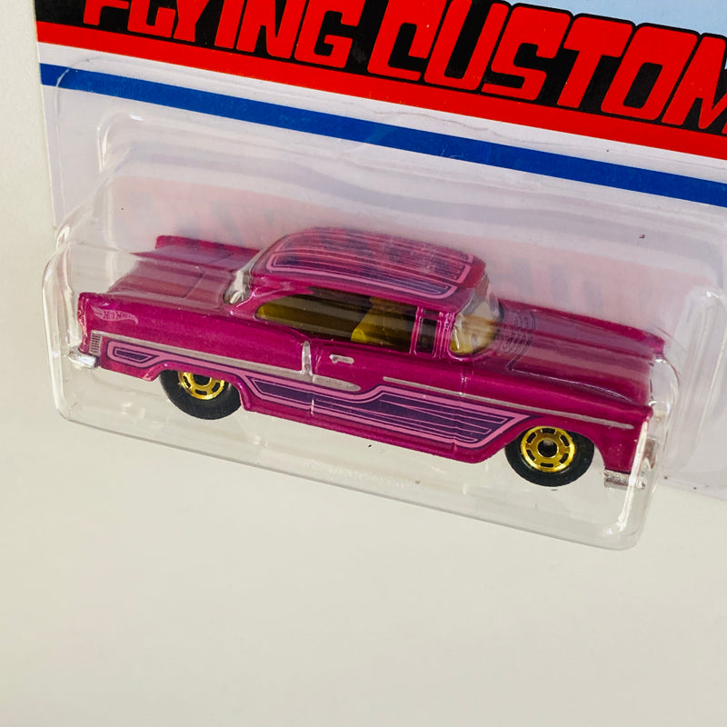 2021 Hot Wheels Target Exclusive Flying Customs 55 Chevy fucsia HO