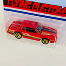 2021 Hot Wheels Target Exclusive Flying Customs 86 Monte Carlo SS Chevrolet rojo 5SP