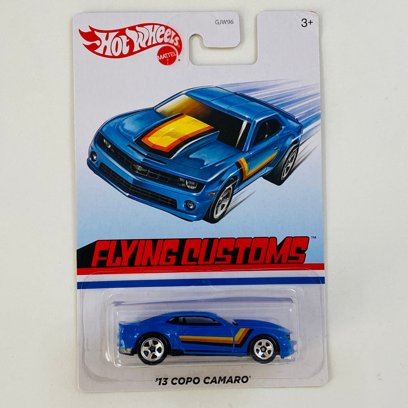 2020 Hot Wheels Target Exclusive Flying Customs 13 Copo Camaro Chevrolet azul HO