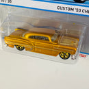 2013 Hot Wheels Cool Classics Custom 53 Chevy dorado spectrafrost RSW base ZAMAC