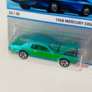 2013 Hot Wheels Cool Classics 1968 Mercury Cougar verde spectrafrost RSW base ZAMAC
