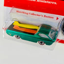 1998 Hot Wheels Conmemorativo 1968 30 Aniversario Dodge Deora verde spectraflame Redline RL base ZAMAC