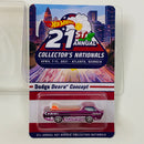 2021 Hot Wheels de Convención Limited Edition 3,894/4,000 21st Annual Collectors Nationals Dinner Car Dodge Deora Concept magenta spectraflame Redline RL