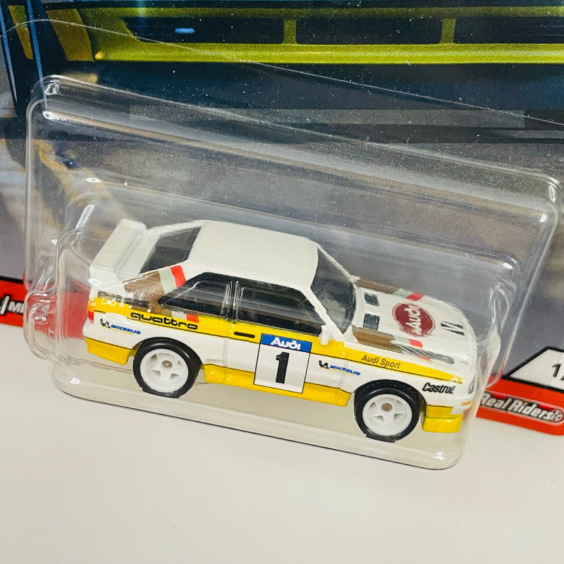 2020 Hot Wheels Premium Car Culture Thrill Climbers Audi Sport quattro blanco Llantas de Goma RR