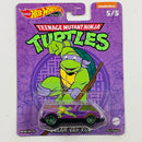 2022 Hot Wheels Premium Pop Culture Teenage Mutant Ninja Tortugas Ninja Dream Van XGW morado Llantas de Goma RR