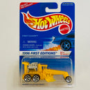 1996 Hot Wheels First Editions Street Cleaver amarillo 5DOT variante aros plateados Primera Edición