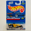 2000 Hot Wheels Super Comp Dragster 214 amarillo 5SP Blíster 90s