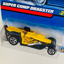 2000 Hot Wheels Super Comp Dragster 214 amarillo 5SP Blíster 90s