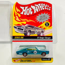 2002 Hot Wheels RLC Exclusivo Red Line Club Online Exclusive Limited Edition 9,243/10,000 67 Dodge Charger turquesa spectraflame Llantas Redline RL