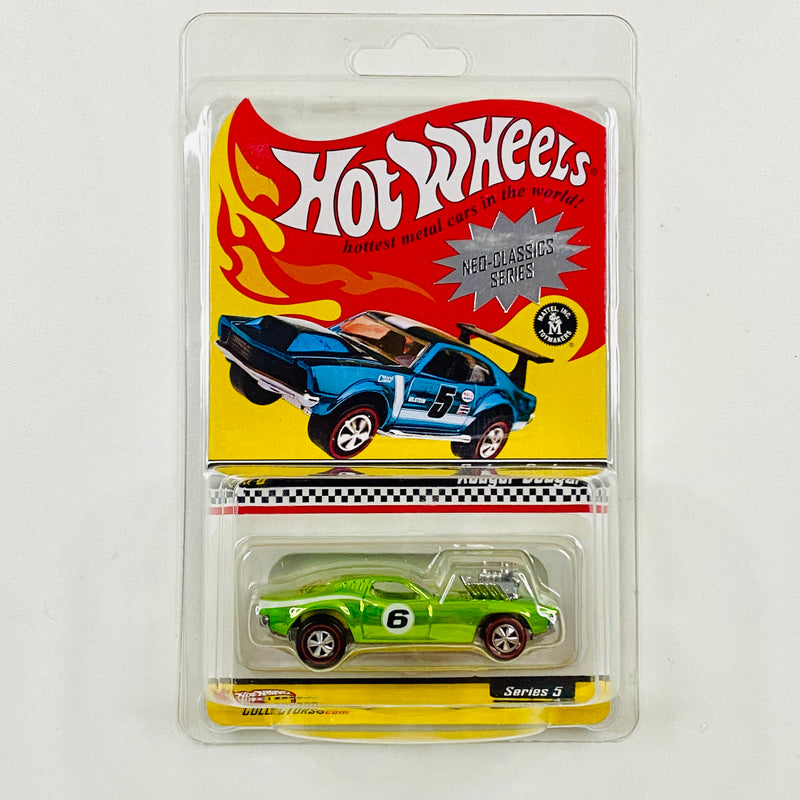 2006 Hot Wheels RLC Exclusivo Red Line Club Neo Classics Limited Edition 7,524/11,000 Rodger Dodger verde spectraflame Llantas Redline RL