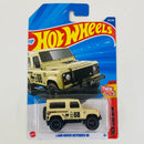 2025 Hot Wheels Then and Now Land Rover Defender 90 beige BAJA5