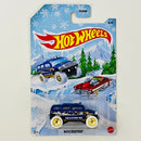 2020 Hot Wheels Walmart Exclusive HW Winter Holiday Series Rockster azul metálico 5SP