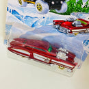 2020 Hot Wheels Walmart Exclusive HW Winter Holiday Series Evil Twin Cadillac rojo metálico AD