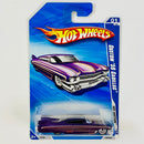 2010 Hot Wheels Hot Auction Custom 59 Cadillac morado metálico LW
