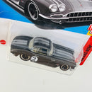 2023 Hot Wheels Then and Now 62 Corvette Chevrolet gris metálico 5SP