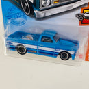 2021 Hot Wheels HW Hot Trucks Goodyear 67 Chevy C10 celeste 5SP