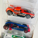 2003 Hot Wheels Cop Squad 5 Pack Set de 5 - Ford GT-90, Toyota RSC, Maelstrom, Vulture Roadster, Hyperliner