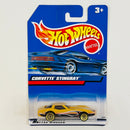 1999 Hot Wheels Chevrolet Corvette Stingray dorado LW base ZAMAC