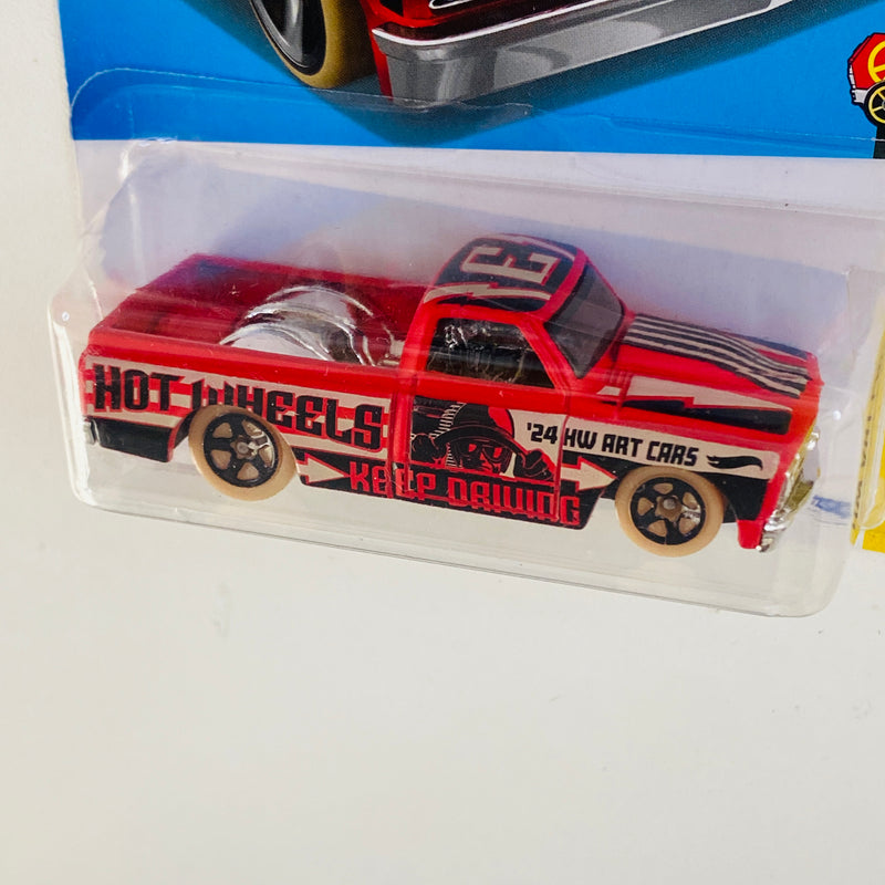 2024 Hot Wheels HW Art Cars 67 Chevy C10 rojo 5SP