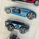 2005 Hot Wheels Roll Patrol 5 Pack Set de 5 - Fast Fuse, Nomadder What, Cadillac V-16 Concept, Brick Cutter, Plymouth Barracuda