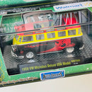 2016 M2 Machines M2 Machines Auto-Dreams Limited Edition 1/9,800 Walmart Exclusive 1959 VW Volkswagen Microbus Deluxe USA Model WMTS05 negro Llantas de Goma