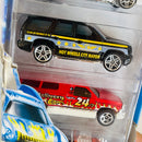 2007 Hot Wheels City 5 Pack Set de 5 - Tow Jam, Fandango, 07 Chevy Tahoe, Dodge Ram 1500, Old Number 5.5