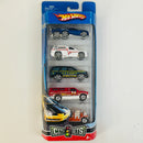 2008 Hot Wheels City Sets 5 Pack Set de 5 - Tow Jam, Fandango, 07 Chevy Tahoe, Dodge Ram 1500, Old Number 5.5