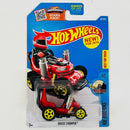 2016 Hot Wheels HW Ride-Ons Grass Chomper rojo 5SP Primera Edición