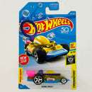 2018 Hot Wheels Experimotors Bubble Matic amarillo 5SP Primera Edición