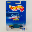 1997 Hot Wheels 57 Chevy 213 verde azulado 5SP