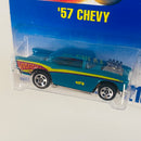 1997 Hot Wheels 57 Chevy 213 verde azulado 5SP