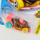 2020 Hot Wheels Fast Foodie Donut Drifter marrón 5SP Primera Edición