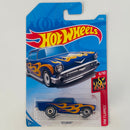 2019 Hot Wheels HW Flames 57 Chevy azul AD