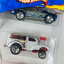 2003 Hot Wheels B-Day 5 Pack Set de 5 - Shelby Cobra 427 S/C, Mini Morris Wagon, 99 Mustang Ford, Jaguar XK8, IROC Firebird Pontiac