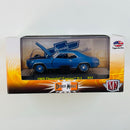 2013 M2 Machines Detroit Muscle Limited Edition 1/5,000 1969 Chevrolet Camaro ZL1 R22 azul metálico Llantas de Goma