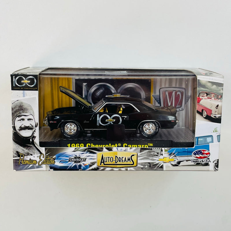 2011 M2 Machines Auto-Dreams Limited Edition 1969 Chevrolet Camaro negro Llantas de Goma
