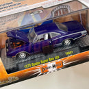 2015 M2 Machines Detroit Muscle Limited Edition Target Exclusive 1970 Dodge Super Bee 383 TGS01 morado Llantas de Goma