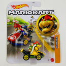 2021 Hot Wheels Mario Kart Bowser Standard Kart negro MK Base Metal