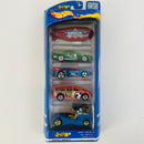 2002 Hot Wheels Sports 5 Pack Set de 5 - Blimp, Holden SS Commodore VT, Callaway C7, Dodge Caravan, Semi-Fast