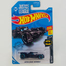 2019 Hot Wheels Batman Justice League Batmobile morado oscuro metálico PR5 Torreta Giratoria