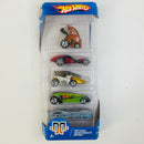 2005 Hot Wheels Autogrfx 5 Pack Set de 5 - Hyper Mite, I Candy, Motor Psycho, Vulture Roadster, Ground FX