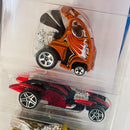2005 Hot Wheels Autogrfx 5 Pack Set de 5 - Hyper Mite, I Candy, Motor Psycho, Vulture Roadster, Ground FX