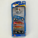 2002 Hot Wheels Extreme City 5 Pack Set de 5 - Hyper Mite, XS-IVE, Shadow Jet II, Road Rocket, Shredster