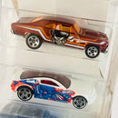 2005 Hot Wheels Robo Revenge 5 Pack Set de 5 - Saturn Ion Quad Coupe, Muscle Tone, 68 Chevrolet Nova, Ford Mustang GT Concept, Rockster