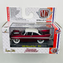 2015 M2 Machines Ground Pounders Limited Edition 1958 Plymouth Fury R14 rojo metálico Llantas de Goma
