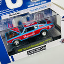 2015 M2 Machines Mopar Garage Limited Edition Walmart Exclusive 1968 Plymouth Barracuda HEMI WMTS02 celeste con rojo Llantas de Goma